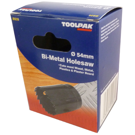 Holesaw Bi- Metal 54mm Toolpak 